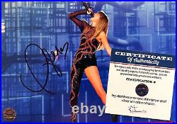 TAYLOR SWIFT Hand Signed 7x5 inch Photo Original Autograph with COA Certificate