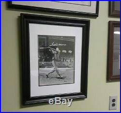 TED WILLIAMS framed AUTOGRAPHED 11 x 14 photo with COA