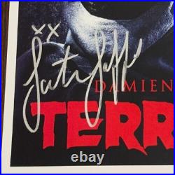 TERRIFIER MOVIE POSTER 11x17 SIGNED & AUTHENTICATED with COA