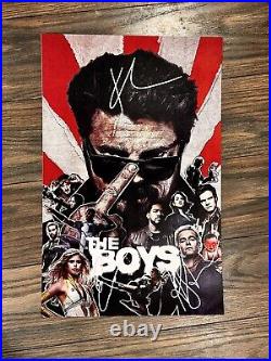 THE BOYS POSTER 11x17 SIGNED & AUTHENTICATED with COA