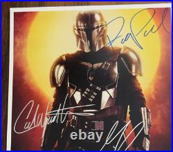 THE MANDALORIAN Signed Movie Poster 11x17 with COA Authentic Memorabilia