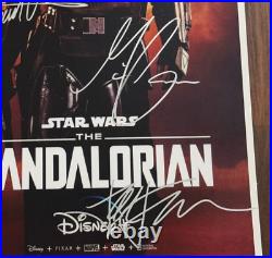 THE MANDALORIAN Signed Movie Poster 11x17 with COA Authentic Memorabilia