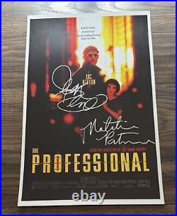 THE PROFESSIONAL Signed Movie Poster 11x17 with COA Authentic Memorabilia