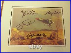 THUNDERBIRDS SIGNED PHOTOS SYLVIA ANDERSON, GERRY ANDERSON with COA