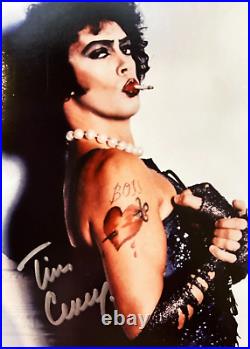 TIM CURRY Rocky Horror Picture Show FRANK Signed 7x5 Autograph with COA