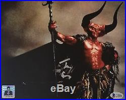 TIM CURRY Signed 8x10 Photo of Darkness from the movie Legend with BAS COA