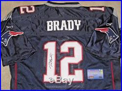 TOM BRADY Signed Patriots Reebok Jersey with MM Hologram and COA Autograph