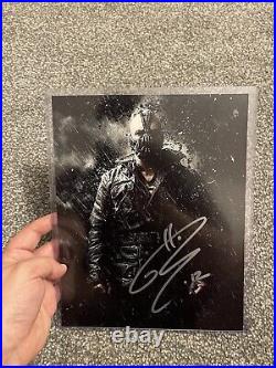 TOM HARDY THE DARK KNIGHT RISES BANE SIGNED PHOTO AUTOGRAPH with COA