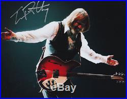 TOM PETTY SILVER Autographed 8 x 10 COLOR Photo with COA