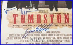 TOMBSTONE Signed Movie Poster 11x17 with COA Authentic Memorabilia