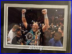 TYSON FURY Signed and Framed Picture Montage Comes with a COA