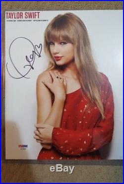 Taylor Swift Autographed 8x10 with PSA/DNA COA