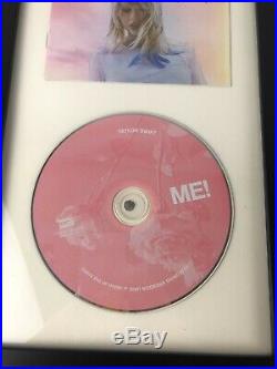 Taylor Swift Framed Signed Lover Booklet autograph with COA and confetti ME! CD