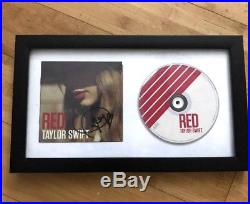 Taylor Swift Signed RED Album CD Framed Autograph With COA