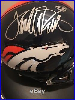 Terrell Davis Autographed Denver Broncos Full Size Helmet With COA