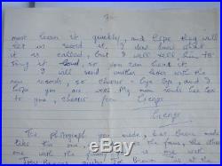 The Beatles George Harrison Signed Letter to Astrid Kirchherr 1962 with COA