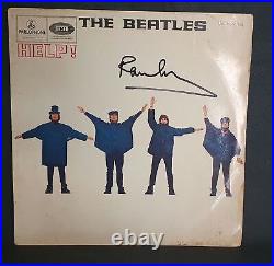 The Beetles Original LP Signed By Paul Mcartney with Photo Proof COA