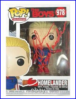 The Boys Homelander Funko Pop #978 Signed by Anthony Starr Authentic with COA