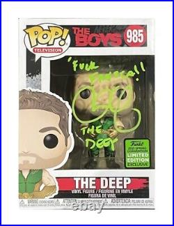 The Boys The Deep Funko Pop #985 Signed by Chace Crawford Authentic with COA