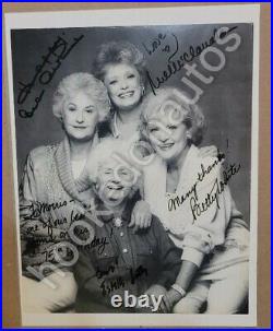 The Golden Girls Signed Autographed Complete Cast with Beckett COA