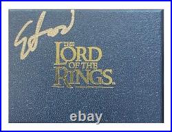 The Lord Of The Rings The One Ring Replica Signed by Elijah Wood with COA