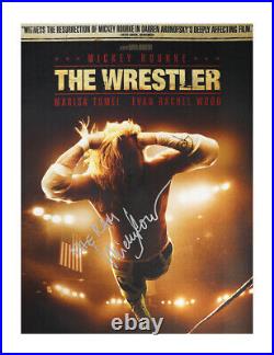 The Wrestler 12x16 Print Signed by Mickey Rourke 100% Authentic With COA