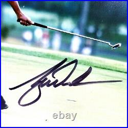 Tiger Woods Hand Signed Autographed 8x10 Victory PGA Golf Photo With COA