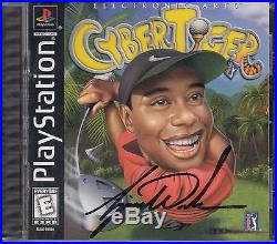 Tiger Woods Signed Cybertiger Playstation Ea Sports Golf Game With Coa
