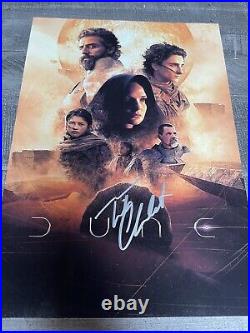 Timothee Chalamet Signed Autographed 8x11 Dune Paul Atreides Photo With COA