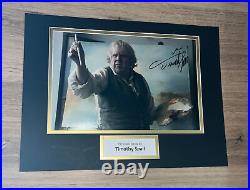 Timothy Spall Signed Photograph Display 16x14 With COA Mr Turner Drama