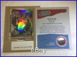 Tom Brady 2002 Etopps Autograph Lmtd /155 Patriots (with Coa) Rare Fac. Sealed