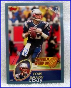 Tom Brady 2004 Upper Deck Auto Autographed Card#mm13 With Coa-patriots Qb Auto