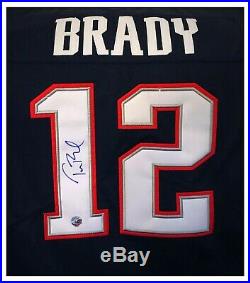 Tom Brady Autographed Football Jersey Hand Signed Patriots SB LIII Sz L with COA