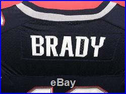 Tom Brady Nike Patriots Autographed Jersey With Custom Frame And Coa