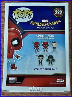 Tom Holland Signed Spiderman Homecoming Funko Pop #222 Photo with COA