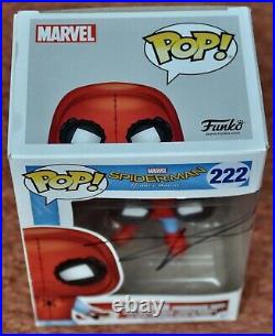 Tom Holland Signed Spiderman Homecoming Funko Pop #222 Photo with COA