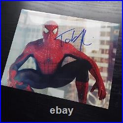 Tom Holland Spider-Man Hand Signed autograph 10X8 Photo With COA UACC Card Gift