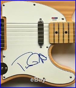 Tom Petty signed guitar Fender telecaster autographed psa dna coa with photo