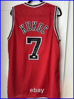 Toni Kukoc Signed Bulls Shirt With JSA COA