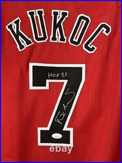 Toni Kukoc Signed Bulls Shirt With JSA COA