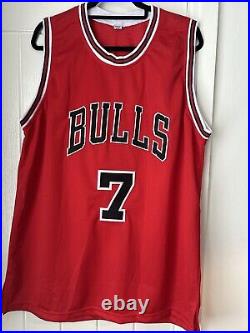 Toni Kukoc Signed Bulls Shirt With JSA COA