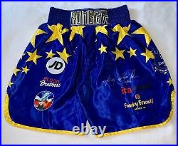 Tony Bellew Signed Bomber Boxing Shorts £89 With COA