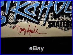 Tony Hawk Signed Autographed Original Birdhouse Logo Skateboard Deck With COA
