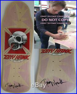 Tony Hawk signed autographed Powell Peralta skateboard Deck COA with exact proof
