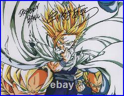Toriyama Akira DRAGON BALL hand signed autograph photo with coa