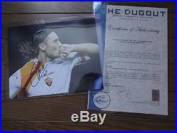 Totti 100% Reliable Autographed Signed Photo AS Roma 2006/07 with COA