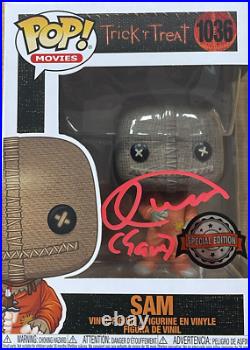 Trick'r Treat Sam Funko Pop #1036 Signed by Quinn Lord Authentic with COA