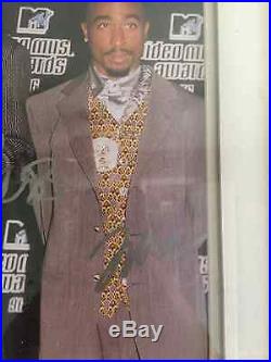 Tupac Shakur Autographed 8x10 Photo with COA Perfect