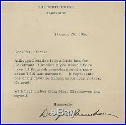 Typewritten Letter Signed by Dwight D. Eisenhower in 1956 with COA