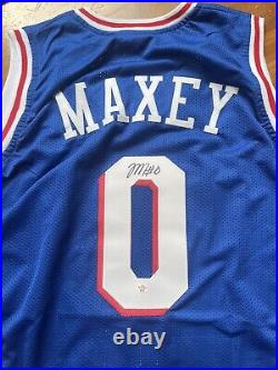 Tyrese Maxey Signed Autographed Jersey With COA